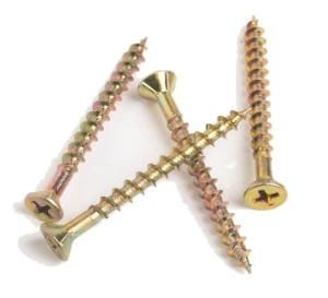 Chipboard Screw (yellow zinc plated chipboard screw) Chipboard Screw