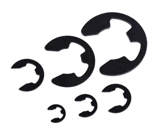 DIN6799 N5133 E Shape C Sharp Lock Washer Circlip Ring Carbon Steel C67s Black Oxide Phosphate