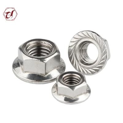 A2-70 Stainless Steel 304 DIN6923 Hex Head Flange Nut
