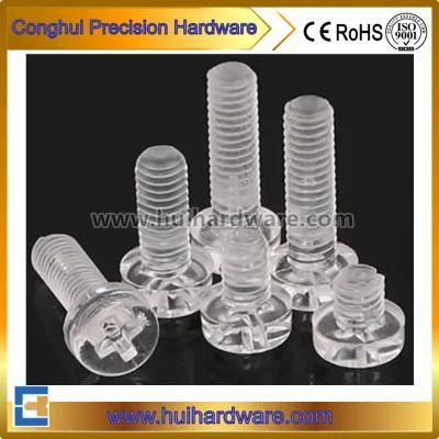 CNC Machining Transparent PC Screw M2-M8