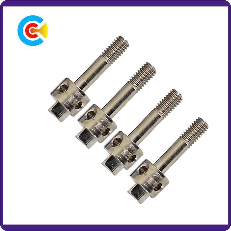 DIN/ANSI/BS/JIS Carbon-Steel/Stainless-Steel 4.8/8.8/10.9/Galvanized Triangle Head Shrink Bar Lead Screw