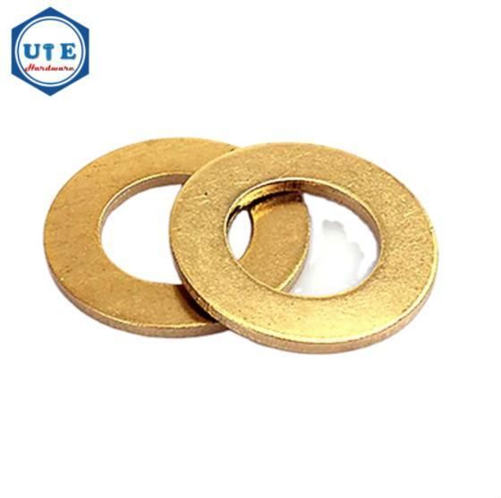 China Hardware Large Flat Copper Flat Washer Brass DIN9021