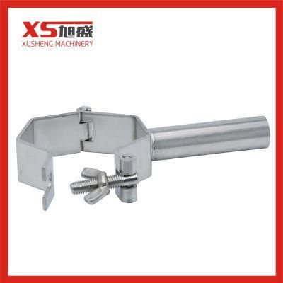 Sanitary Stainless Steel Pipe Fitting Hex Pipe Holder with Pipe