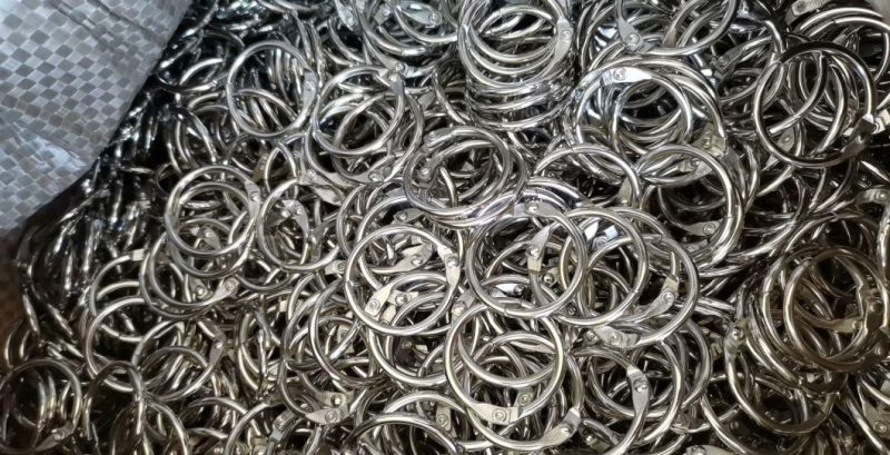 Nickel Hollow Knife Handles Binding Rivets Fasteners Chicago Screws