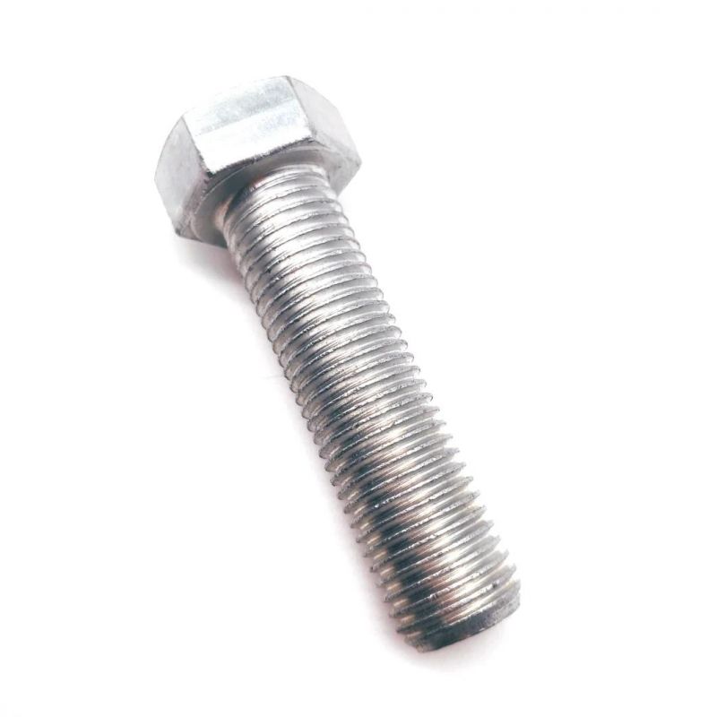 ANSI Carbon Steel Gr2 Gr5 Unc Unf Hex Cap Screw 1/4′′-10 1/2′′