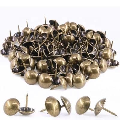 Foshan Factory Direct Sales Price Modern Antique Brass Copper Charming Upholstery Furniture Nails for Sofa