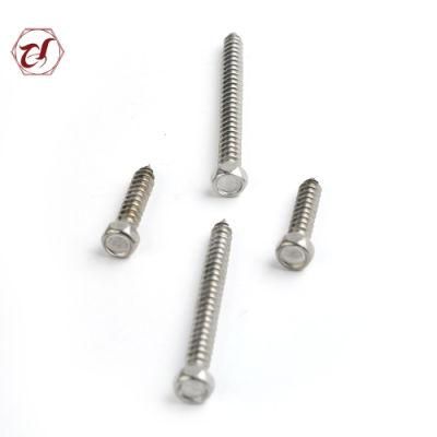 Flat Head 304 Stainless Steel Tapping Wood Screw