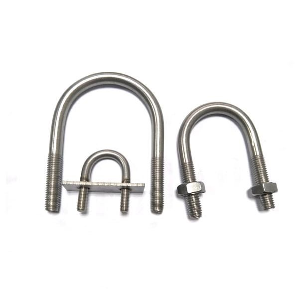 SS304 SS316 A2 A4 Stainless Steel DIN3570 Square U Bolts