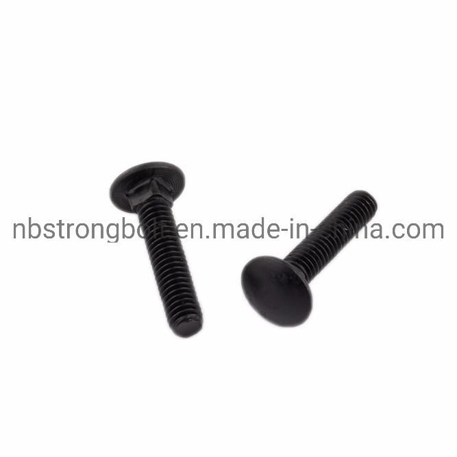 Carriage Bolt with Black
