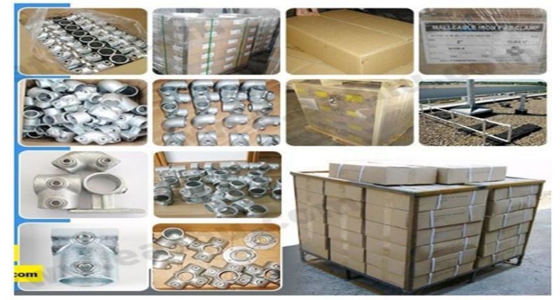 Manufacturer Price High Quality Lost Wax Casting Galvanized Pipe Clamp Fittings