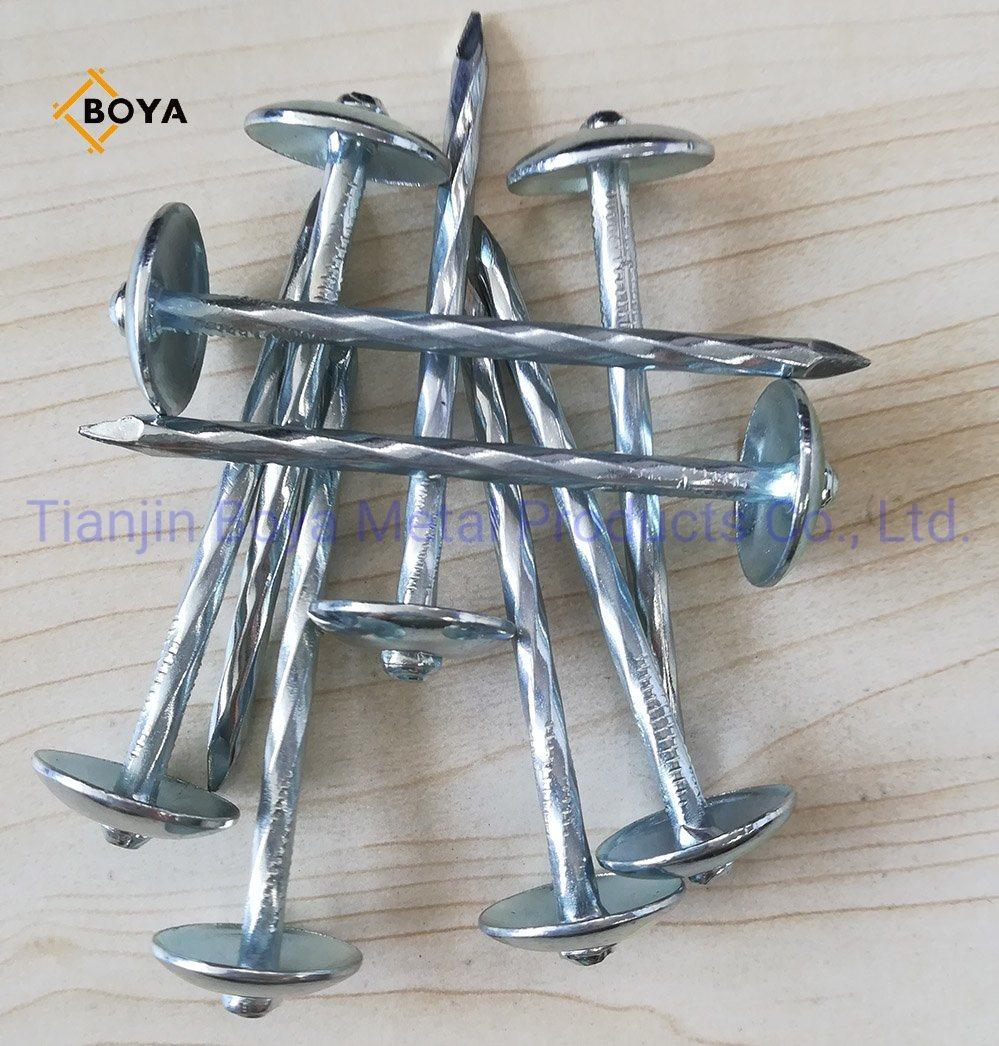 Q195 Steel Galvanized Roofing Nails for Colored Steel Sheet Roof