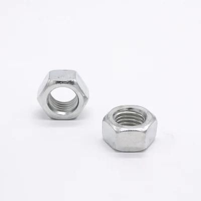 DIN934 Hex Nut Zinc Plated White Color 4.8 Grade/8.8 Grade