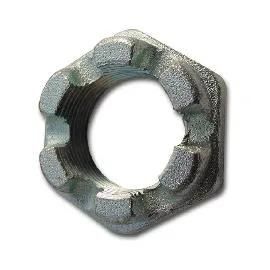 M20 High Quality DIN937 Zinc Plated or Black Hex Slotted Nut