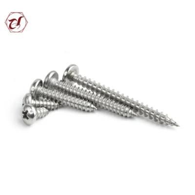 SS304/SS316 A2/A4 Pan Head Screw Stainless Steel Self Tapping Screw
