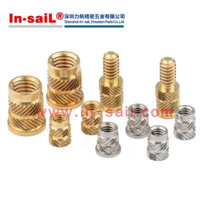 Iutc-M3 Heat Staking Insert, Straight Wall Thru Threaded