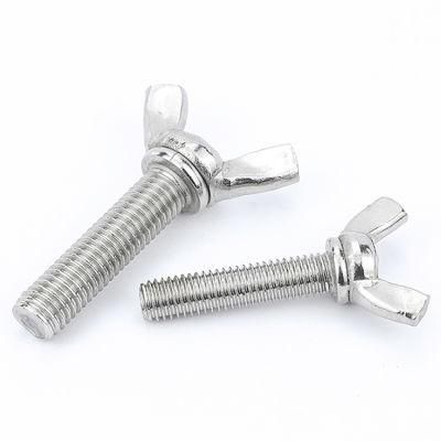 M6 DIN316 Carbon Steel Thumb Butterfly Wing Hand Bolts Screws (m6X16mm) Wing Bolts
