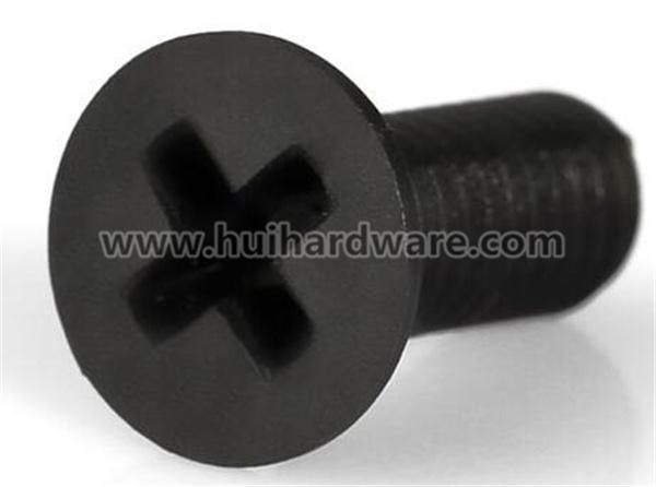 Countersunk Head Cross Recessed Nylon Machine Screw M3 M4 M5 M6 M8
