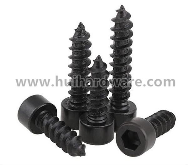 Carbon Steel Grade8.8 Socket Head Self Tapping Screws & Wood Screws