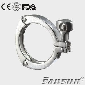 Stainless Steel Three Pieces Tc Tri Clover Sanitary Clamp Pipe Fitting