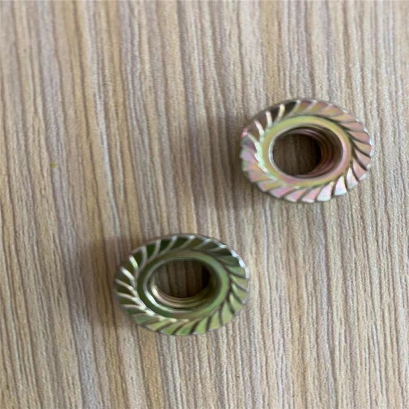 Colour Plated Zinc Yellow Zinc Full Tooth Hexagon Bolts and Screws & Nut & Spring Washer