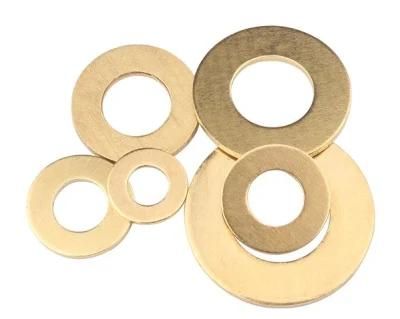 DIN6340 Mechanical Galvanized Flat Brass Nylon Plain Aluminum Steel Flat Washers for Clamping Devices