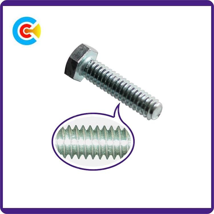 Fastener Carbon Steel Galvanized Hexagon Head Screws/Bolt for Industrial/Auto Parts