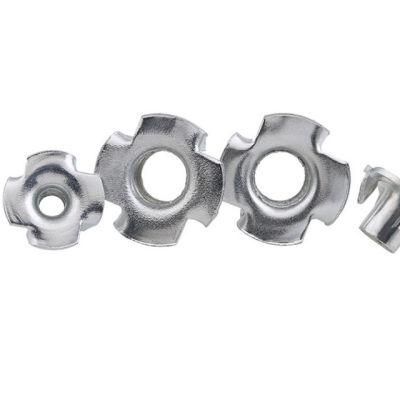 DIN1624 4-Pronged Insert T Nut Stainless Steel Four Claw Tee Nut