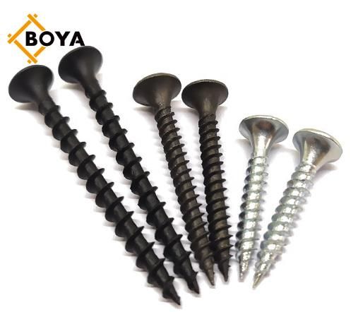 Black Phosphated Fine and Coarse Thread pH Drive Drywall Screw/Chipboard Screw