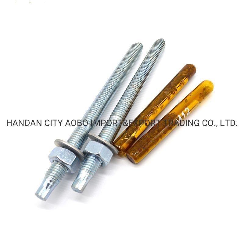 Made in China Factory M16*190 Stud Bolt Chemical Anchor