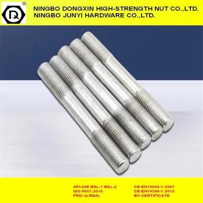 Double End Studs Zinc Fasteners ASTM A193 B7m