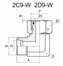 Chinese Manufacturer Cheap 90° Metric Male or Female Swivel 24° L. T. Hydraulic Adapters