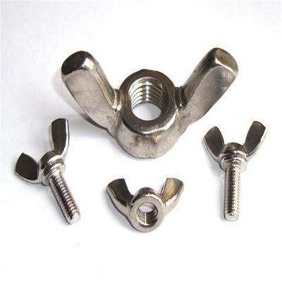 DIN-315 Butterfly Wing Nuts /Butterfly Bolt and Nut DIN Zinc White/Yellow Zinc Carbon Steel Cn; Heb M6*1.0 M8*1.25