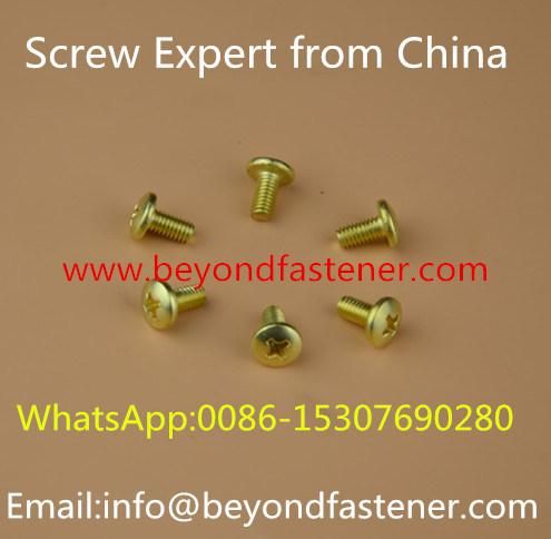 Brass Screw Bolts Pan Head Machine Screw AC Screw Supplier