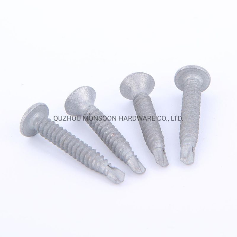 Carbon Steel Furniture Hardware Countersunk Phillips Head Self Drilling Screws