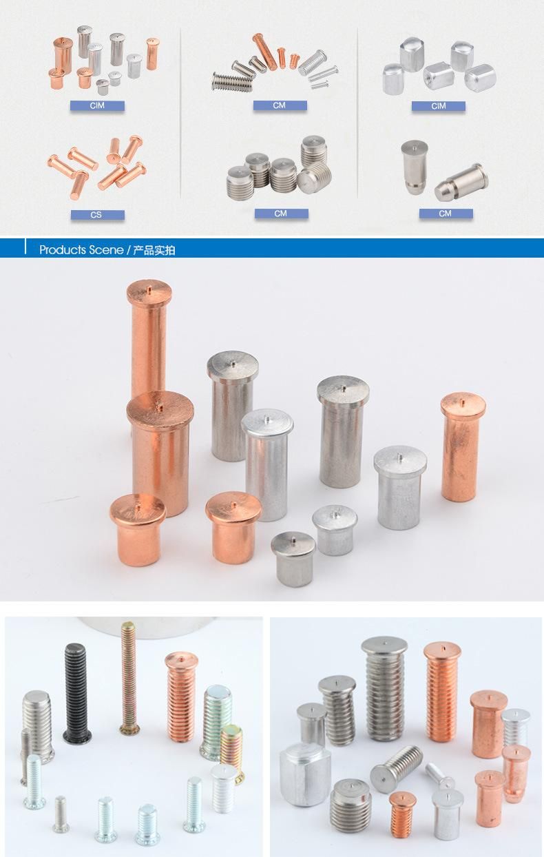 En ISO 13918 Welding Studs, Threaded Studs PT for Stud Welding