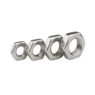 DIN439 M4m5 Nut Thin Stainless Steel Thin Hex Nut Carbon Steel Hex Thin Nut