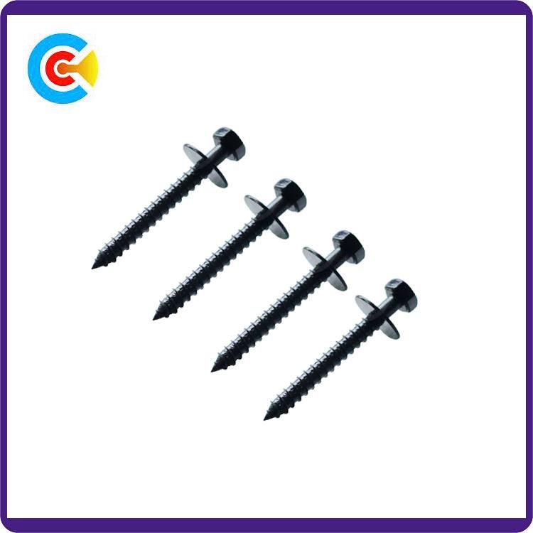 DIN/ANSI/BS/JIS Carbon-Steel/Stainless-Steel Inside and Outside The Hexagonal Pad Combinationself-Tapping Screw