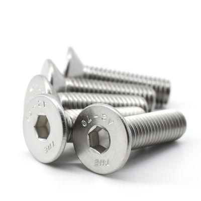 Stainless Steel Hexagon Socket Countersunk Head Screws DIN7991 304 Screws A2 Screws