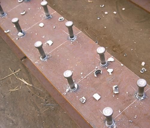Nelson Type Shear Stud Bolt with Ceramic Ferrule