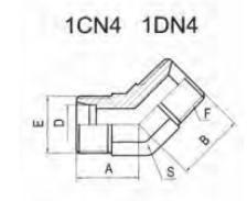 High Quality Metric Male 24° or NPT Male L. T. Hydraulic Hose Adaptors