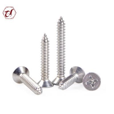Common Bolt DIN 7982 Flat Head Stainless Steel Screw