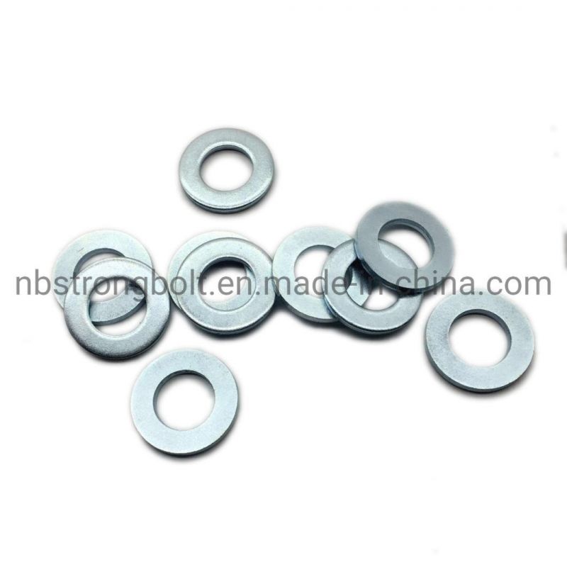 DIN125A Flat Washer with White Zinc Plated Cr3+ M27