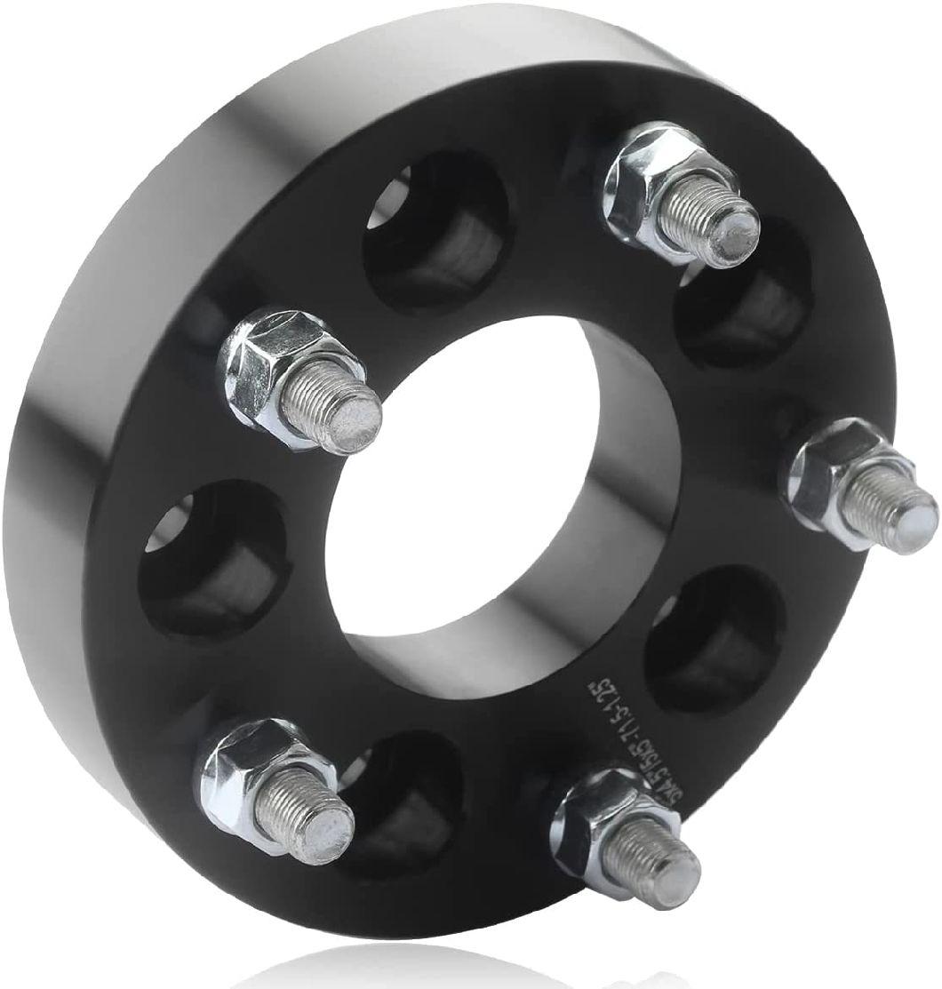 5X4.5 to 5X5 Wheel Spacers with 1.25" 71.5mm Hub Bore 1/2-20 Studs