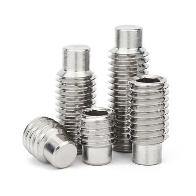 DIN915 ISO4028 Stainless Steel Hexagon Socket Set Screws with Full Dog Point