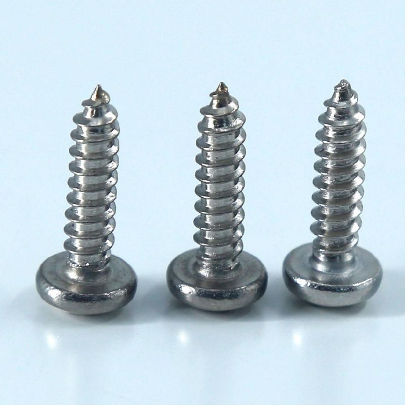 China Screw Manufacturer Stainless Steel 410 Pan Head Self Tapping Screw for Roof