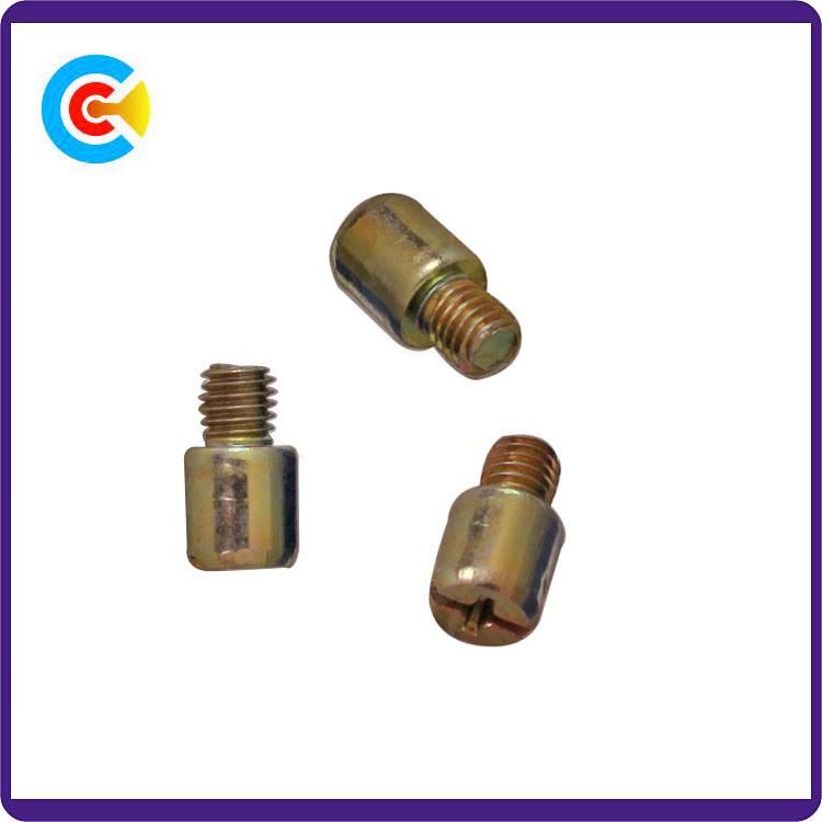 DIN/ANSI/BS/JIS Carbon-Steel/Stainless-Steel 4.8/8.8/10.9 Galvanized Non-Standard Slotted Fillster Screw for Building