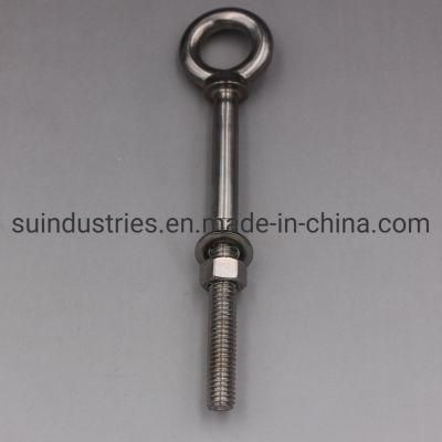 Stainless Steel Welded Eye Bolt with Washer and Nut, AISI304 or AISI316