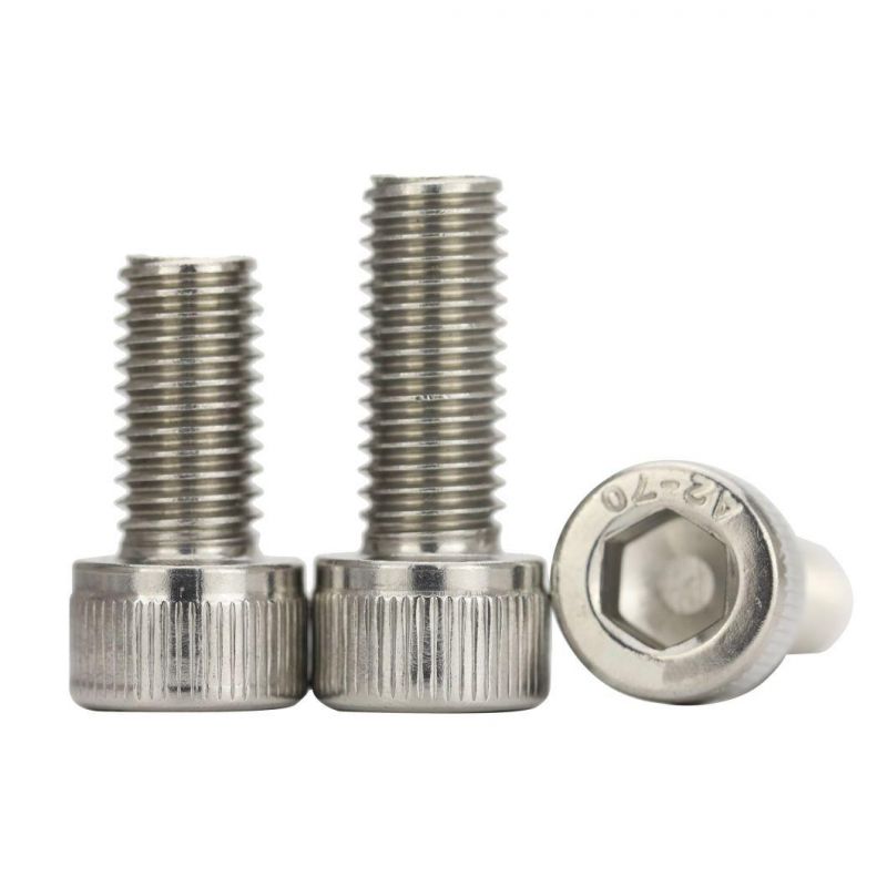 DIN 912 Hex Socket Cap Screw Hex Socket Head Bolt Allen Bolt Knurling Stainless Steel 304 316