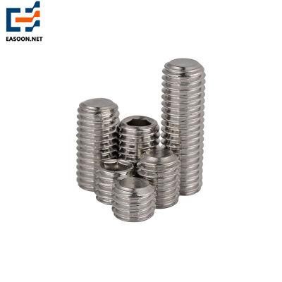 M8 M10 Grub Screw 304 Slotted Set Screw Stainless Steel Fasteners Screws