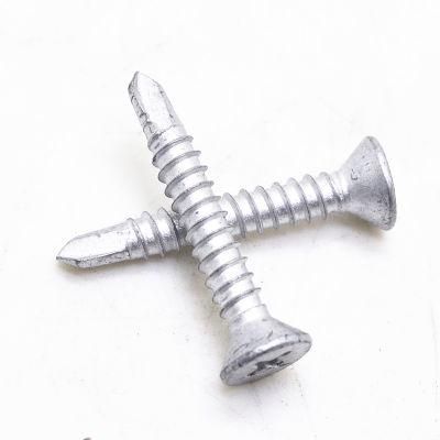 Ss410 Cross Flat Head Self Drilling Screw